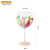 Creative Apple Cup Handmade and Hand-Painted Flower Crystal Red Wine Glass Household Goblet Champagne Glass Wine Glass