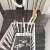 Duplex Stair Long Chandelier Modern Minimalist Corridor Aisle Light Ring Villa Solid Wood Ring Stair Chandelier