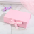 New Ribbon Flip Spot Folding Box Wedding Candies Box Solid Color Simple Elegant Cosmetics Gift Packing Boxes