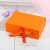New Ribbon Flip Spot Folding Box Wedding Candies Box Solid Color Simple Elegant Cosmetics Gift Packing Boxes