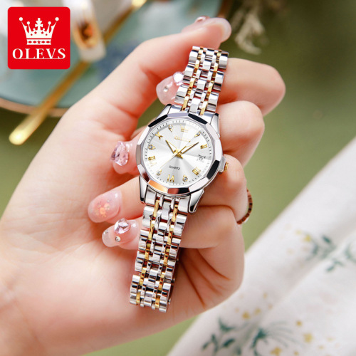 2022 new olevs brand watch minority fashion quartz watch tiktok explosion vintage women‘s watch women‘s watch