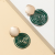 Allen Hollow Metal Circle Earrings Fashion Trending Eardrops Mosquito-Repellent Pieces Casual Generous Earrings Women
