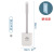 Bathroom No Dead Angle Long Handle Flexible Glue Brush Punch-Free Wall Hanging Cleaning Brush New Gap Silicone Cloud Toilet Brush
