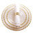 Plate Creative Golden Trim Electroplating Micro Glass Bead Bead Plate Western Food/Steak Tray Fruit Plate Tableware Disc