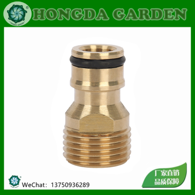 Faucet Connector Copper 2 Points Outer Tooth Nipple Connector 4 Points Copper Faucet Connector Water Pipe Accessories