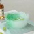 Modern Simple Frosted Gradient Pink Green Glass Bowl Personalized Creative Wax Apple Pink Green Fruit Salad Dessert Bowl