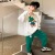 8 Boys Spring Suit 2022 New Korean Style 9 Medium and Big Children Trending Men and Women Spring and Autumn Bear Hoodie Two-Piece Set Fashion