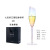 European-Style Oblique High-Legged Colorful Wine Glass Champagne Glass Colorful Diamond-Embedded Wine Glass Couple Goblet Gift Box