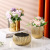 New Nordic Style Geometric Modeling Ceramic Flower Pot Wholesale Office Flower Arrangement Decoration Ceramic Small Vase