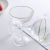 Golden Edge Stripe Ice Cream Cup Creative Goblet Crystal Glass Cup TikTok Same Style Milk Shake Cup