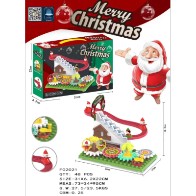 Electric Tracksuit Toy Santa Claus Track Toys Christmas Gifts Foreign Trade Christmas Toys