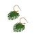 European and American Fashion & Trend Simple Leaf-Green Fresh Cute Personality Japanese and Korean Alloy Earrings Female Accessories Wholesale