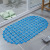 Wholesale Hotel Solid Color PVC Bathroom Massage Non-Slip Floor Mat Household Kitchen Bathroom Mat Mat with Suction Cup