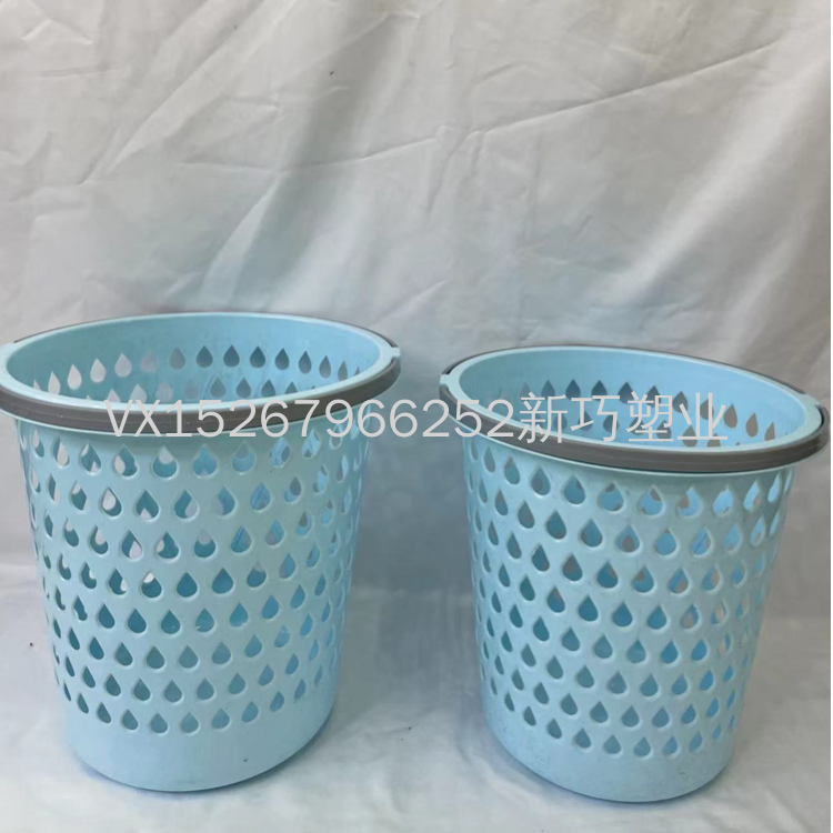 垃圾桶垃圾娄镂空纸篓圆形办公室家用废纸篓热销垃圾收纳筒