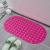 PVC Plain Oval Massage Bathroom Non-Slip Mat Bathroom Shower Room Bathtub Bath Non-Slip Mat Factory Direct Sales