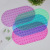 Shida PVC Non-Slip Bathroom Mat Woven Process Beautiful, Comfortable, Healthy and Safe with Suction Cup