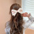 Korean Lace Embroidered Bow Barrettes Back Headwear Fairy Temperamental Internet Celebrity Mori Ribbon Hair Clip Headdress
