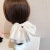 Korean Chiffon Starry Cloth Hairpin Sweet Elegance Oversized Bow Hair Clip Back Head Spring Clip Top Clip