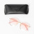 Black Leather PU Soft Bag Snap Button Glasses Case Belt Carrying Foldable Glasses Case Eva Snap Button Leather Bag Box