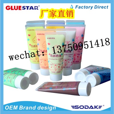 50ml Whipped Cream F-ake Icing Clay Glue Whipped Simulation Cream Glue For Phone Case Diy Decoration