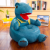 Creative Children's Lazy Small Sofa Cartoon Dinosaur Seat Baby Infant Dining Chair Plush Toy Foreign Trade New Pillow