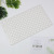 Shida PVC round Hole Non-Slip Bathroom Mat Beautiful, Symmetrical, Safe and Healthy with Suction Cup