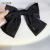 Barrettes Back Head Black Liu Shishi's Same Style Big Bow Female Hair Tie Temperament Headband Hair Band