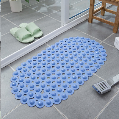 New Hot Sale Hotel Toilet Floor Mat Bathroom Non-Slip Mat Factory Direct Sales Suction Cup Shower Drop-Resistant PVC Floor Mat