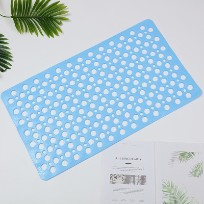 Shida PVC round Hole Non-Slip Bathroom Mat Beautiful, Symmetrical, Safe and Healthy with Suction Cup