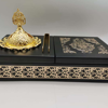 arabic incense burner box censer set with cover