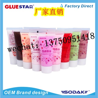 Model cake making whipping effect Honey Cream clay 90g 7 color air dry Cream Glue