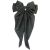 Yang Zi Same Style Black Barrettes Back Head Bow Headdress Korean Head Clip Spring Clip Hairpin Female Adult