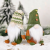 Christmas Decoration Supplies Knitted Non-Woven Standing Faceless Doll Creative Green Santa Claus Ornaments