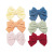 Korean Style Three-Layer Big Bow Hairpin Japanese JK Spring Clip Hairpin Clip Female Back Head Side Clip Three-State