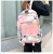 2022 New Personalized Backpack Graffiti Middle School Student Schoolbag Outdoor Leisure Backpack Korean Ins Backpack