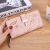 2022 New Korean Style Hollow-out Leaf Shaped Women's Long Wallet Summer Wallet Clutch Mobile Phone Bag Card Holder Women