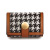 New Canvas Houndstooth Wallet Tri-Fold Women's Short Wallet Hasp All-Match Multifunctional Coin Purse Wholesale