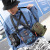 Haoshuai New Men's Shoulder Pouch Outdoor Casual Satchel Fashion Fashion Waist Bag Pannier Bag Multifunctional Small Bag