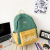 Simple Casual Men's and Women's Schoolbags Fashion Harajuku Style High School Student Travel Backpack Cute Preppy Style Backpack Bags