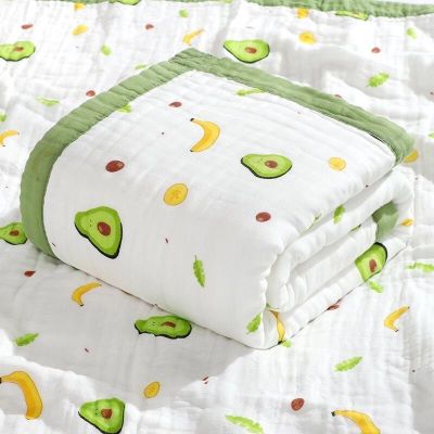 Baby's Bath Towel Summer Cotton Gauze Newborn Baby Child Baby Cotton Absorbent Soft Quilt Cover Blanket Spring and Autumn