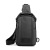 Cross-Border New Arrival Multi-Functional Fashion Chest Bag Waterproof Nylon Crossbody Cloth Bag Trendy Men's Shoulder Bag Rechargeable Chest Bag