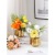 Nordic Fresh Artificial Flower Living Room Furnishings Light Luxury Dining Table Decoration Flower Ceramic Vase Decorative Ornament