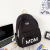 Simple Casual Men's and Women's Schoolbags Fashion Harajuku Style High School Student Travel Backpack Cute Preppy Style Backpack Bags