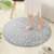 Round Printed Luminous Glow Floor Mat Carpet Living Room Carpet Modern Minimalist Hanging Basket Mat Bedroom Bedside Swivel Chair Blanket