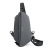 Haoshuai New Trendy Men's Chest Bag Fashionable Casual Shoulder Bag Multifunctional Waterproof Oblique