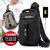 Exclusive for Cross-Border Manufacturers Batch New Men's Chest Bag Charging USB Interface Chest Bag Multifunctional Shoulder Bag Backpack