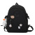 Wholesale Solid Color Simple Backpack College Student Large Capacity Schoolbag Harajuku Style Backpack Mori Style Backpack