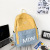 Simple Casual Men's and Women's Schoolbags Fashion Harajuku Style High School Student Travel Backpack Cute Preppy Style Backpack Bags