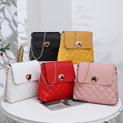 Cross-Border Bag Women Wholesale Handbags2022 New Textured Chain Bag Embroidered Bag Women Bucket Bag Messenger Bag