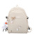 Wholesale Solid Color Simple Backpack College Student Large Capacity Schoolbag Harajuku Style Backpack Mori Style Backpack